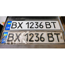 Важность замены поврежденных автомобильных номерных знаков в Украине.